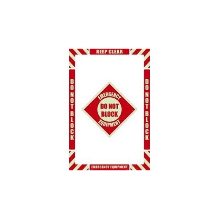 Nmc WALKON FLOOR MARKING KIT, GLOW, GWFKSM09 GWFKSM09